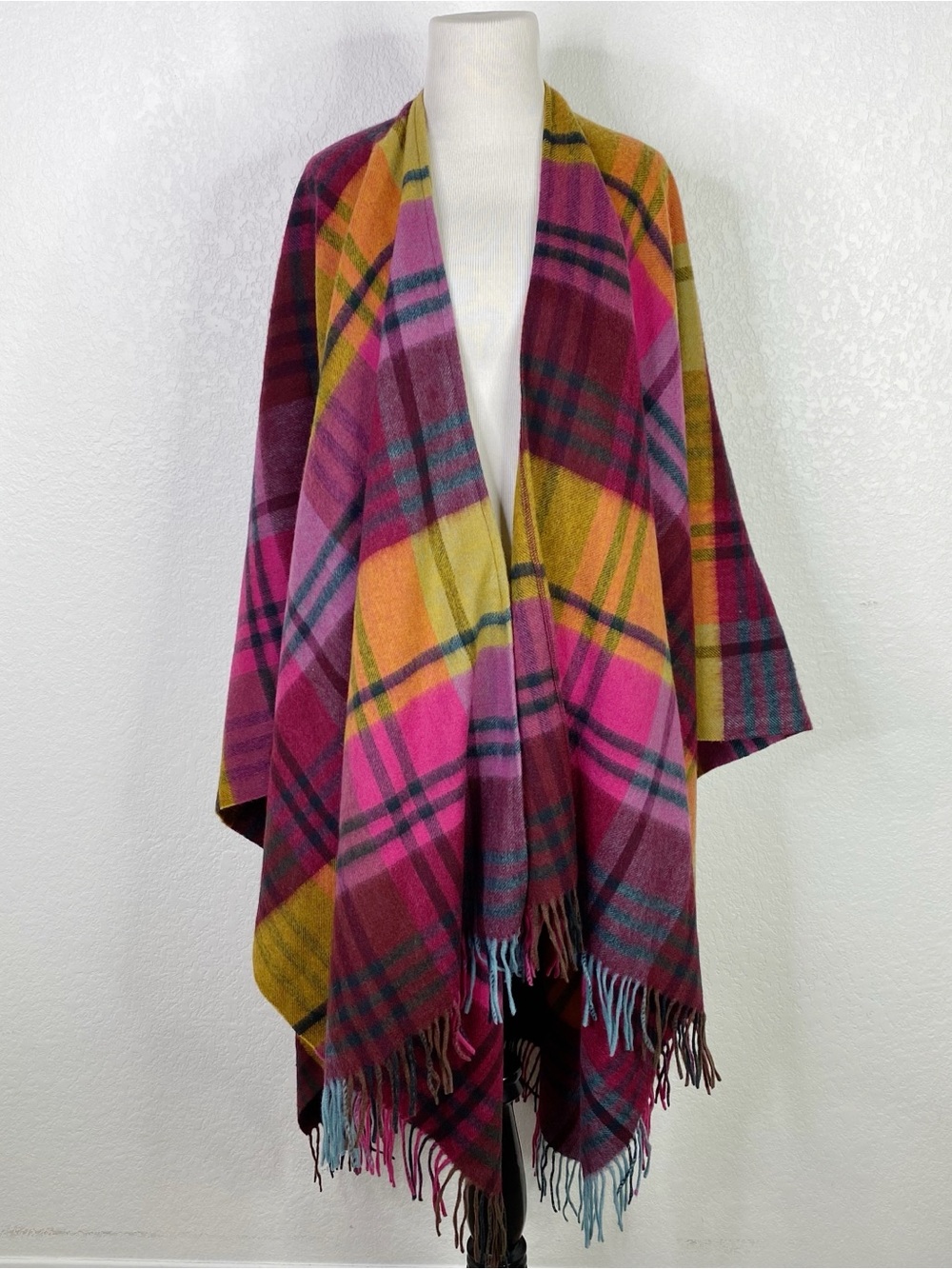Touch Of Cashmere House of Edinburgh Multi Color Wool Cashmere Wrap